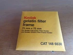 Kodak Cat: 148 6638 Gelatin Filter Frame. 75 Mm X 745. Fixed Price $19.00.