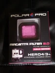 New Polarpro Magenta Filter 2.0 For Gopro Hero 4/3+ Green Water Correction. Fixed Price $10.00.
