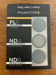 Polarpro Phantom Filters (3-PACK). Fixed Price $59.99.