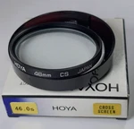 Hoya 4X Cross Screen Star Effect Glass Lens Filter Japan B-46CS-GB. Fixed Price $11.99.
