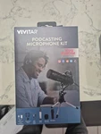 Vivitar Vlog Podcast Microphone Kit With Stand & Cable (VIVMIC826) - Ln. Fixed Price $9.99.