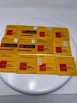 Wratten Kodak 3X3 Inch 75MM Gelatin Filters New 4 Opened +2 Holders. Fixed Price $39.99.