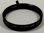 Tiffen 4 Point 52 Star Filter For Special Effects Creating On Lights. Fixed Price $9.95.