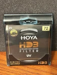 Hoya 72MM HD3 Uv Haze Filter Excellent. Fixed Price $95.00.