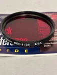 Tiffen #25 Red Filter (49MM) 49R25. Fixed Price $20.00.