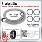 Conderyang 2PK 1.5"X6FT Pool Hose, Black Filter Replacement. Fixed Price $55.99.