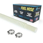 9MM/10MM/260MM Corrugated Ptfe Flexible Fuel Pump Hose Line E85/GAS + Clamps Qfs. Fixed Price $10.98.