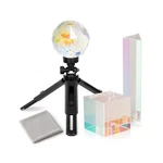 Meking 3PCS Photography Crystal Prism With Mini Tripod, Camera Lens Optical C.... Fixed Price $64.62.
