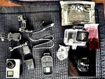 Gopro HERO4 Silver With Housing, Battery, Red Filters, Pristine Condition. Fixed Price $100.00.