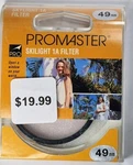 Promaster Skylight Glass Lens Filter Japan E49 E-49 SKY1A SKY-1A. Fixed Price $9.99.