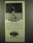 1974 Minolta Sr-t Cameras Ad Go For Six. Fixed Price $17.99.