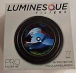 Luminesque 77MM Circular Polarizer And Uv Protector Filter Kit. Fixed Price $20.00.