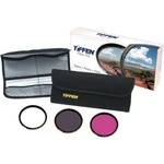 Tiffen 55MM Deluxe 3 Filter Kit - Removes Uv Haze, Shoot With Wider Apertures. Fixed Price $49.99.