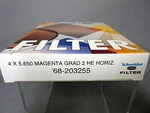 New 4X5.65" Schneider Graduated Magenta Heh 2 Filter Hard Edge Horizontal. Fixed Price $250.00.