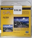 Marumi Circular Polarizer Cpl Glass Lens Filter Japan P-cl E-62 E62. Fixed Price $29.99.