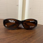 Solar Shield Beyond Blue Fits Over Uv Sunglasses Adult M/l Black 27302. Fixed Price $13.99.