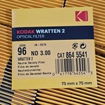 Kodak #96 Wratten 2 Neutral Density Filter Nd 3.00 75MM X Lot Of 347 New. Fixed Price $2999.99.
