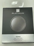 Platinum 52MM Multi-coated Filter For Digital Camera Lenses PT-MCUVF52. Fixed Price $8.99.