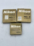 Nikon Close-up Attachment Lens NO.1 NO.2 W/ BR-2. Fixed Price $52.25.