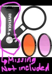 Divevolk Expansion Clamp For Seatouch 4 Max Housing Including Red Filter/purp. Fixed Price $74.95.