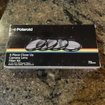 Polaroid 72MM 4-PIECE Close Up Camera Lens Filter Kit. Fixed Price $20.00.