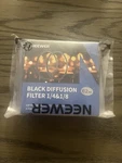 Neewer 62MM 1/4 & 1/8 Black Diffusion Lens Filter Kit 2-PC Special Effects. Fixed Price $24.99.