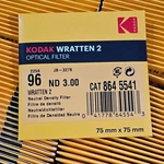 Kodak #96 Wratten 2 Neutral Density Filter Nd 3.00 75MM X New Old Stock. Fixed Price $49.99.