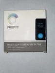 Prooptic 40.5MM Multi Coated Ultra Violet Slim Filter #PRO-FL-40.5-UV. Fixed Price $29.99.