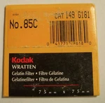 Kodak Wratten Gelatin Filter No. 85C 3" Or 75MM Square. Fixed Price $13.05.
