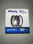 62MM 3-PIECE Multi-coated Hd Uv / Cpl Fld Filter Set By Ultimaxx New UM-FK62. Fixed Price $13.98.