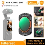 K&f Concept 2IN1 Black-mist 1/4 &ND2-32 Variable Filter For Dji Osmo Pocket. Fixed Price $32.99.