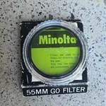 Genuine Minolta Go Filter 55MM F55NA Made Japan - Great Condition W Box. Fixed Price $25.03.