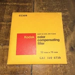 Kodak Wratten No. Cc 30R Gelatin Filter - 149 6736 75X75MM 3X3" Square. Fixed Price $9.99.