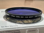 Tiffen 67MM Cool Day For Night Special Effects Glass Filter 2.5X Factor. Fixed Price $34.99.
