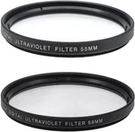 Nikon And 58MM Uv Filter For D3500, D5600, D3400 Dslr With 18-55MM 70-3. Fixed Price $15.62.