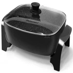 Elite Gourmet EG-6203X Extra Deep 16X13X3.2 10.5QT. Scratch Resistant Easy Pour. Fixed Price $97.11.