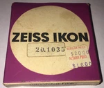 Lens Filter: Zeiss Ikon S60 Uv 1X -0 Germany. Fixed Price $20.00.