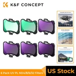 K&f Concept Pack Uv Pl ND8 ND16 ND32 ND64 Drone Filters Kit For Dji Avata. Fixed Price $49.99.