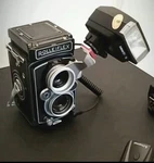 Rollei Flex Twin Lens BAY2 Flash Holding Arm With Uv Filter, New. Fixed Price $170.64.