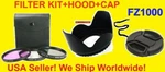 Filter Kit Cpl Uv Fld+flower Hood+lens Cap To Panasonic DMC-FZ1000 FZ-1000. Fixed Price $27.60.