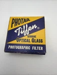 Vintage Tiffen Photar #5 Optical Glass Filter W Case Box Made Usa. Fixed Price $8.75.
