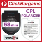 Fotoworx Cpl Polarizing Camera Lens Filter Polarizer Canon Nikon Sony. Fixed Price $8.91.