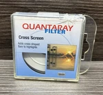 Quantaray 58MM Cross Screen Filter. Fixed Price $9.99.