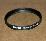 Sunpak 55MM Coated Ultra-violet Uv Filter. Fixed Price $7.00.
