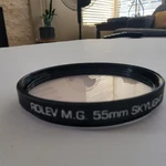 Rolev M.g. 55MM Skylight Filter Black Camera Lens Photography Accessory. Fixed Price $16.00.