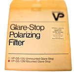 Visual-pursuits Glare-stop Polarizing Filter Model VP-GS-12M Versa-tilt. Fixed Price $40.00.