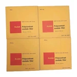 Kodak 4 Polycontrast Acetate Filters 5" 125MMX125MM Pc 1/2, 3,. Fixed Price $9.00.