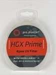 Promaster #6676 Professional Hgx Prime 43MM Uv Filter W/repellamax Ii New Box. Fixed Price $15.00.