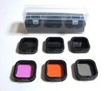 Soonsun 6-PACK Lens Filter For Gopro Hero 7 5 ND8, ND16, ND32, Cpl, Red, Mag. Fixed Price $28.00.