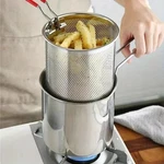 Compact Stainless Steel Fryer For Fries & Wings, With Filter Oil Pot Tianfu Lu. Fixed Price $15.97.